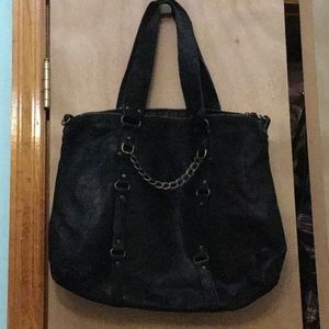 Like New VTG Abaco Paris Leather Tote Shoulder Bag